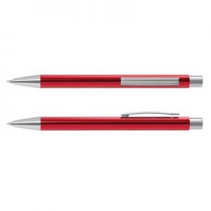 The TRENDS Lancer Pen is a retractable aluminium ball pen with shiny coloured barrels. Engraving and print available. 10 colours.