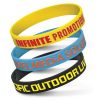 112806 TRENDS Silicone Wrist Bands Embossed