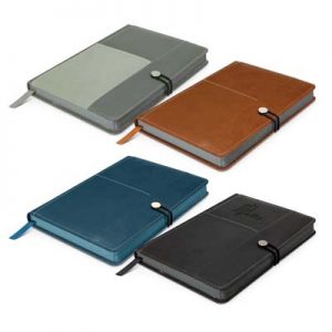 113088 TRENDS Melrose notebook The TRENDS Melrose Notebook is a luxurious medium size notebook. 4 colours. Great branded notebooks for your clients.