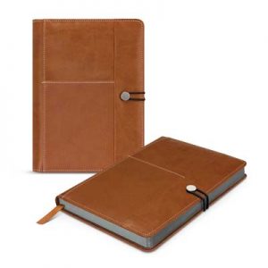 The TRENDS Melrose Notebook is a luxurious medium size notebook. 4 colours. Great branded notebooks for your clients.
