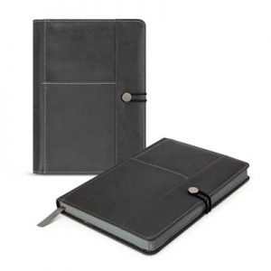 The TRENDS Melrose Notebook is a luxurious medium size notebook. 4 colours. Great branded notebooks for your clients.