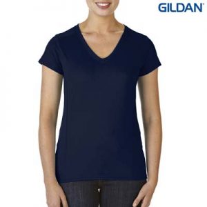 The Gildan Performance Ladies’ V-Neck Tech T-Shirt is a filament polyester, jersey knit tee. 7 colours. Sizes XS - 2XL.