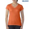 Gildan Performance Ladies’ V-Neck Tech T-Shirt – MO_A1