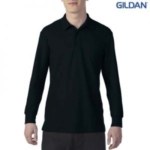 The Gildan DryBlend Adult Double Pique Long Sleeve Sport Shirt is a 65% polyester classic fit shirt. 3 colours. Sizes S - 3XL.