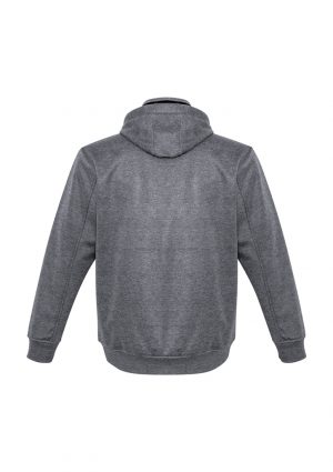 The Mens Oslo Jacket is a 65% polyester/35% cotton bomber style jacket with a removable hood. Grey Black colour. Sizes S - 3XL.