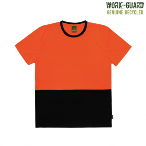 The Work-Guard Recycled Hi Vis T-Shirt is 100% recycled polyester, Quick-Dri tee. 4 colours. Sizes XS - 5XL.