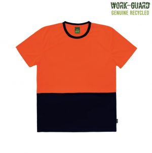 The Work-Guard Recycled Hi Vis T-Shirt is 100% recycled polyester, Quick-Dri tee. 4 colours. Sizes XS - 5XL.