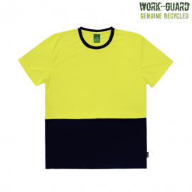The Work-Guard Recycled Hi Vis T-Shirt is 100% recycled polyester, Quick-Dri tee. 4 colours. Sizes XS - 5XL.
