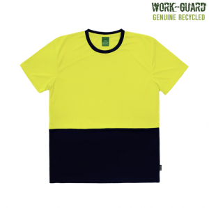 The Work-Guard Recycled Hi Vis T-Shirt is 100% recycled polyester, Quick-Dri tee. 4 colours. Sizes XS - 5XL.