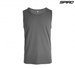 The Spiro Impact Performance Aircool Singlet is a 100% polyester singlet. 11 colours available.