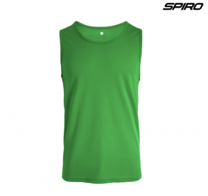 The Spiro Impact Performance Aircool Singlet is a 100% polyester singlet. 11 colours available.