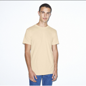The American Apparel Unisex Jersey Short Sleeve T-Shirt is 100% cotton t-shirt. Sizes XS - 3XL. 3 colours available.