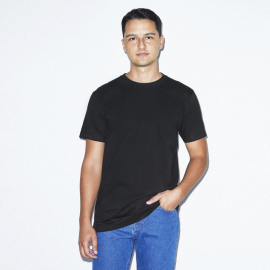 The American Apparel Unisex Jersey Short Sleeve T-Shirt is 100% cotton t-shirt. Sizes XS - 3XL. 3 colours available.