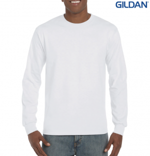 The Gildan Heavy Cotton Adult Long Sleeve T-Shirt is a cotton 180GSM classic fit t-shirt. 4 colours. Sizes S - 3XL.