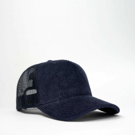 The UFlex Adults Cord Trucker Snapback is a 100% cotton corduroy, 5 panel, curved peak snapback cap. Available in 5 colours. One size.