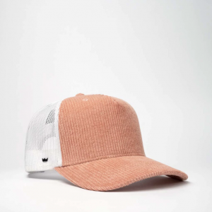 The UFlex Adults Cord Trucker Snapback is a 100% cotton corduroy, 5 panel, curved peak snapback cap. Available in 5 colours. One size.