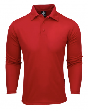 The Aussie Pacific Mens Botany Long Sleeve Polo shirt is made from 100% Driwear polyester moisture removal. 6 colours. Great branded polos and sportswear.