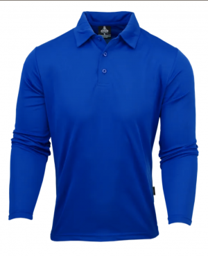 The Aussie Pacific Mens Botany Long Sleeve Polo shirt is made from 100% Driwear polyester moisture removal. 6 colours. Great branded polos and sportswear.
