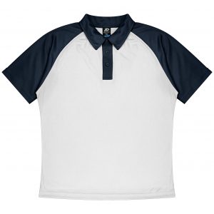 The Aussie Pacific Manly Mens Polos is a 100% polyester, raglan sleeve polo. Available in 18 colours. Sizes S - 3XL, 5XL.
