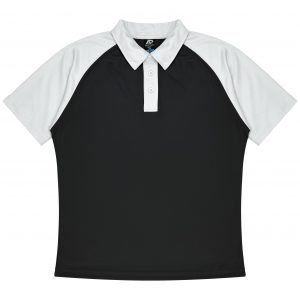 The Aussie Pacific Manly Mens Polos is a 100% polyester, raglan sleeve polo. Available in 18 colours. Sizes S - 3XL, 5XL.