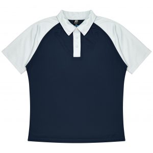 The Aussie Pacific Manly Mens Polos is a 100% polyester, raglan sleeve polo. Available in 18 colours. Sizes S - 3XL, 5XL.