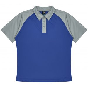 The Aussie Pacific Manly Mens Polos is a 100% polyester, raglan sleeve polo. Available in 18 colours. Sizes S - 3XL, 5XL.