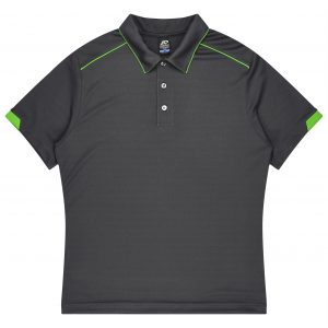 The Aussie Pacific Currumbin Mens Polo is a 100% polyester, Dri-wear, short sleeve mens polo. Available in 16 colours. Sizes S - 3XL, 5XL.