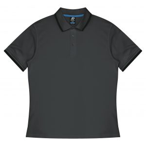 The Aussie Pacific Portsea Mens Polos is a 80% polyester, Dri-wear, short sleeved mens polo. Available in 6 colours. Sizes S - 3XL, 5XL.