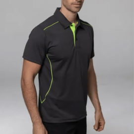 The Aussie Pacific Kuranda Mens Polo is a 100% polyester, Dri-wear, short sleeve mens polo. Available in 7 colours. Sizes S - 3XL, 5XL.