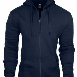 The Aussie Pacific Queenscliff Zip Mens Hoodie is an 80% cotton/20% polyester mens hoodie with full length zip. Available in 3 colours. Sizes XS - 3XL, 5XL, 7XL.
