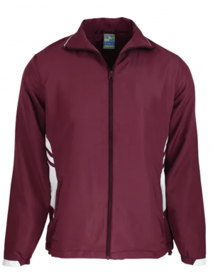 The Aussie Pacific Tasman Mens Tracktop is a 100% polyester, full length zip track top with pockets. 17 colours. Sizes S - 3XL, 5XL.
