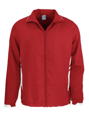 The Aussie Pacific Tasman Mens Tracktop is a 100% polyester, full length zip track top with pockets. 17 colours. Sizes S - 3XL, 5XL.