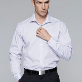 The Aussie Pacific Henley Mens Shirt Long Sleeve is a 65% polyester/35% cotton striped mens shirt. Available in 3 colours. Sizes XXS - 5XL.