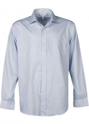 The Aussie Pacific Henley Mens Shirt Long Sleeve is a 65% polyester/35% cotton striped mens shirt. Available in 3 colours. Sizes XXS - 5XL.