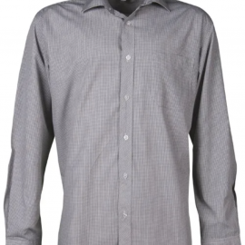 The Aussie Pacific Toorak Mens Shirt Long Sleeve is a 65% polyester, mini-check shirt. Available in 3 colours. Sizes XXS - 5XL.
