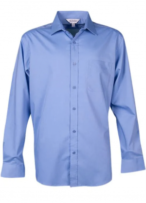 The Aussie Pacific Mosman Mens Shirt Long Sleeve is a 70% polyester, standard fit mens shirt. Available in 8 colours. Sizes XXS - 5XL.