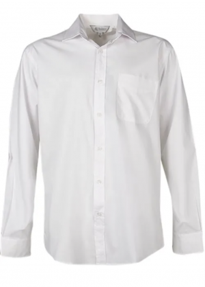 The Aussie Pacific Mosman Mens Shirt Long Sleeve is a 70% polyester, standard fit mens shirt. Available in 8 colours. Sizes XXS - 5XL.