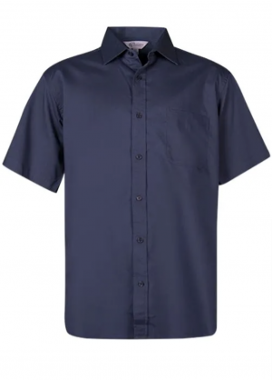The Aussie Pacific Mosman Mens Shirt Short Sleeve is a 70% polyester, standard fit mens shirt. Available in 8 colours. Sizes XXS - 5XL.