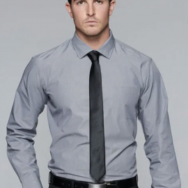The Aussie Pacific Belair Mens Shirt Long Sleeve is a 65% polyester/35% cotton mens shirt. Available in 6 colours. Sizes XXS - 5XL.