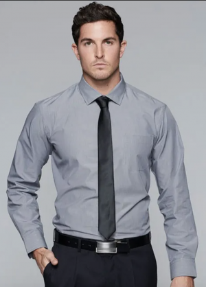 1905L The Aussie Pacific Belair Mens Shirt Long Sleeve is a 65% polyester/35% cotton mens shirt. Available in 6 colours. Sizes XXS - 5XL.