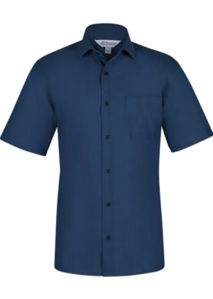 The Aussie Pacific Belair Mens Shirt Short Sleeve is a 65% polyester/35% cotton mens shirt. Available in 6 colours. Sizes XXS - 5XL.