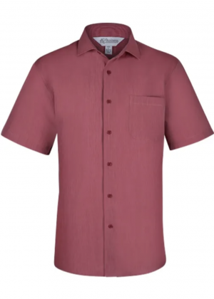 The Aussie Pacific Belair Mens Shirt Short Sleeve is a 65% polyester/35% cotton mens shirt. Available in 6 colours. Sizes XXS - 5XL.
