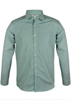 The Aussie Pacific Epsom Mens Shirt Long Sleeve is a 65% polyester/35% cotton mens shirt with pocket. Available in 3 colours. Sizes XXS - 5XL.