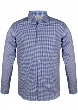 The Aussie Pacific Epsom Mens Shirt Long Sleeve is a 65% polyester/35% cotton mens shirt with pocket. Available in 3 colours. Sizes XXS - 5XL.