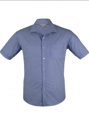 The Aussie Pacific Epsom Mens Shirt Short Sleeve is a 65% polyester/35% cotton mens shirt with pocket. 3 colours. Sizes XXS - 5XL.