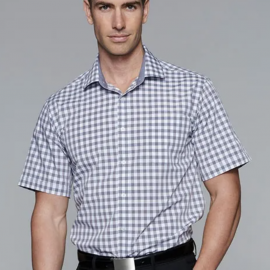 The Aussie Pacific Devonport Mens Shirt Short Sleeve is a 65% polyester/35% cotton classic cut mens shirt. 2 colours. Sizes XXS - 5XL.
