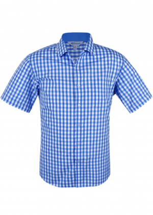 The Aussie Pacific Devonport Mens Shirt Short Sleeve is a 65% polyester/35% cotton classic cut mens shirt. 2 colours. Sizes XXS - 5XL.