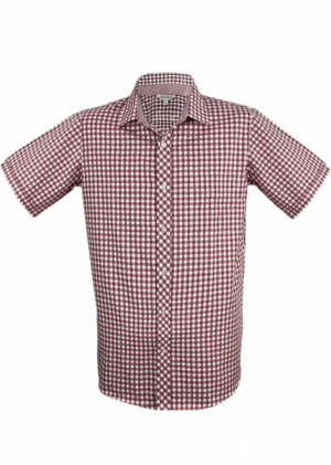 The Aussie Pacific Brighton Mens Shirt Short Sleeve is a 65% polyester/35% cotton classic cut shirt. Available in 3 colours. Sizes XXS - 5XL.