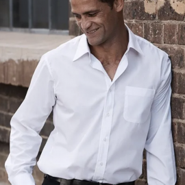 The Aussie Pacific Kingswood Mens Shirt Long Sleeve is a 65% polyester/35% cotton, everyday shirt. Available in 2 colours. Sizes XXS - 5XL, 7XL.