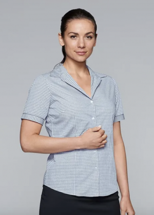 The Aussie Pacific Epsom Lady Shirt Short Sleeve is a 65% polyester/35% cotton ladies shirt. Available in 3 colours. Sizes 4 - 26.